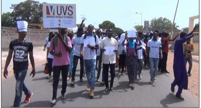 Diourbel : Les étudiants de l’UVS dénoncent l’incurie du ministre Cheikh Omar Hann