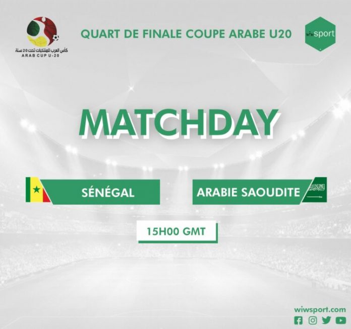 Coupe Arabe U20: Suivez en direct le quart de finale Sénégal / Arabie Saoudite
