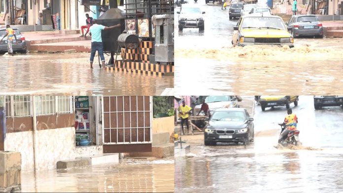 Premières pluies à Dakar Ouest foire fait face à une inondation après quelques gouttes