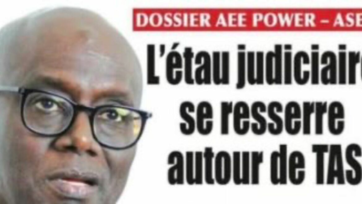 Thierno Alassane Sall a réagi après la publication de Yoor-Yoor, qui affirme, dans son édition de ce lundi, que « l’étau judiciaire se resserre » autour de lui dans l’affaire AEE POWER-ASER. Fait important, cette affaire d'Étaux judiciaire autour de l’affaire AEE POWER-ASER : Thierno Alassane Sall réagit… occupe en ce moment toutes les discussions politiques. Dans une publication sur sa page Facebook, l’ancien ministre s’est vivement insurgé contre ce qu’il considère comme une tentative de le présenter comme le principal responsable des charges évoquées par le Parquet judiciaire financier (PJF).
