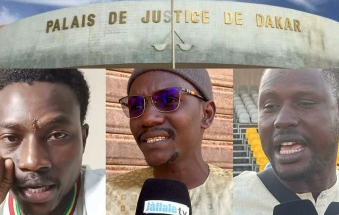 ​Les militants de Pastef-Les Patriotes, Mandoumbé Diop alias Lamignou Darou, Magueye Diaw dit Oustaz Thiep et Moustapha Ndiaye alias Ndiaye Touba, placés sous mandat de dépôt jeudi dernier, ont comparu ce mercredi devant le tribunal des flagrants délits de Dakar. Ils sont poursuivis pour offense au chef de l’État et discours contraire aux bonnes mœurs, à la suite de leur interpellation par la Division spéciale de cybersécurité (DSC).
