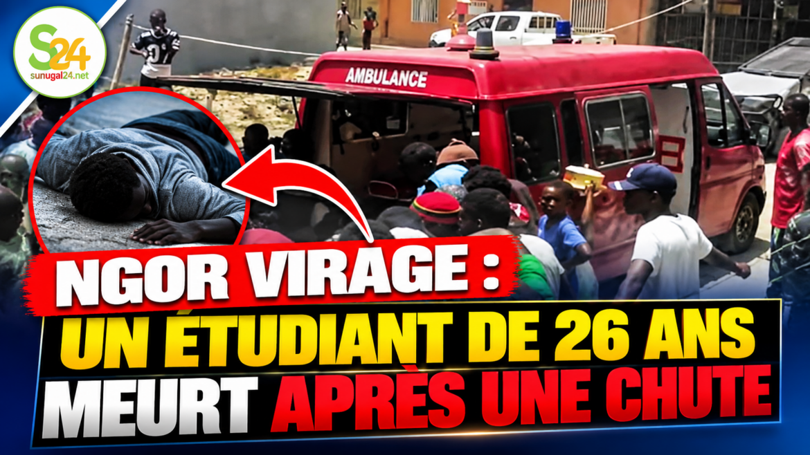 Le décès tragique d’un étudiant de 26 ans dans un appartement meublé à Ngor Virage suscite de nombreuses interrogations. Le drame s’est produit le lundi 19 octobre 2026, dans un immeuble situé aux Almadies. Selon les premiers témoignages rapportés, le jeune homme aurait remis ses bijoux à son ami quelques instants avant de chuter du cinquième étage. Sa dépouille a été déposée à la morgue de l’hôpital Idrissa Pouye pour les besoins d’une autopsie.